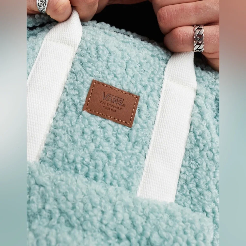 Vans Low Key Mini Backpack in Blue and Off-White - Picture 4 of 5